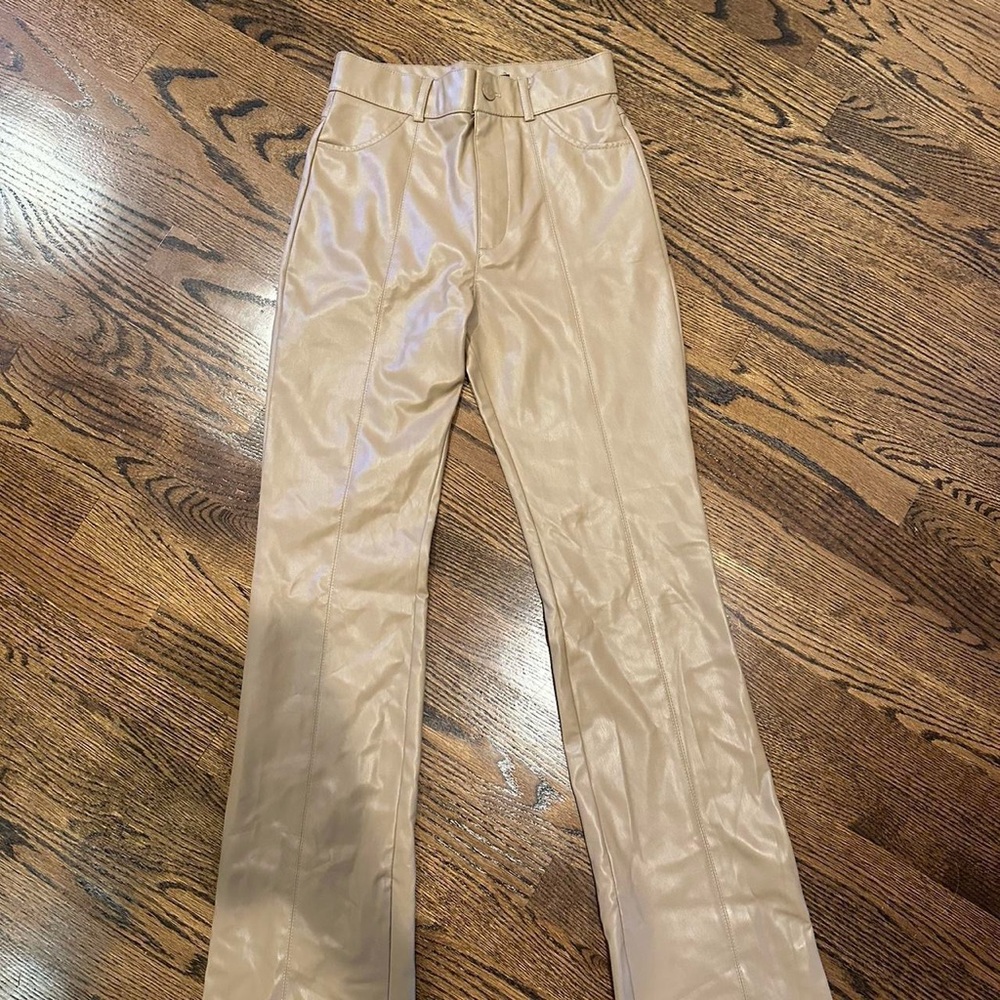 Zara leather pants
